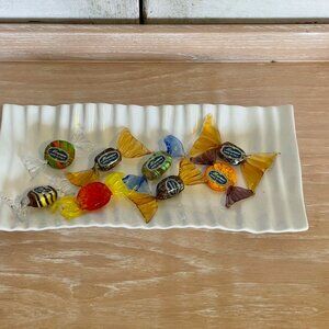 Vintage Murano Handcrafted Decorative Glass Candies/Italian Decor/Set of 8